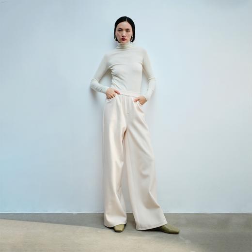 LIYIHAN简约羊绒打底衫Y234M034 商品图1