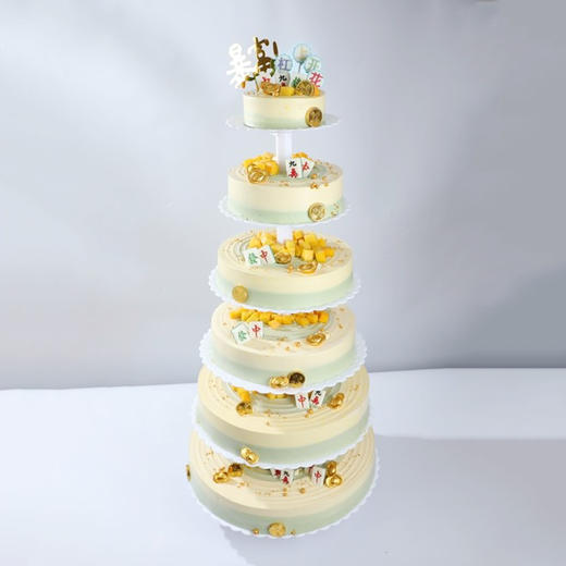 【好运加倍】杠上开花蛋糕，愿你多金多福多好运（上海幸福西饼蛋糕） 商品图10