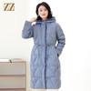 佐尔美冬季新款 时尚连帽貂毛领羽绒服外套女E14YM25 商品缩略图2