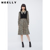 NEELLY纳俪商场同款羊毛碎花连衣裙女冬季新款温柔气质复古两件套N23111Y01146 商品缩略图0