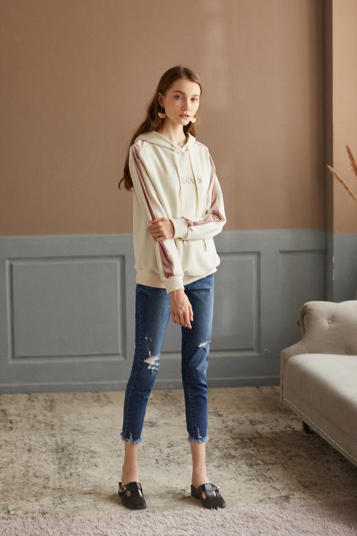 OLrain欧芮儿2018年秋浅杏色卫衣/绒衫 商品图8