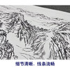 【大彩图】横幅工笔画白描底稿临摹勾线山水线稿FS16 商品缩略图4