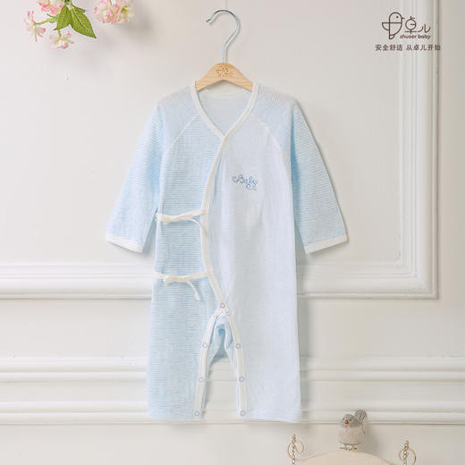 【春秋贴身连体衣】卓儿宝宝打底衫纯棉家居服婴儿衣服 适合0-6个月 商品图4