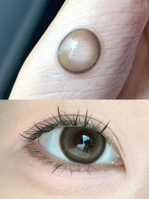 Toffee one day旗下 | 童颜小鹿&奶布偶 | 14.2mm白狮参考着色中等直径 日抛  一盒十片装 商品图2