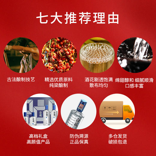 【酒厂直营】泸州浓香型白酒 白瓶酒套装52%vol 500ml*2+42%vol 125ml*2    泸州老窖官方旗舰店 商品图3