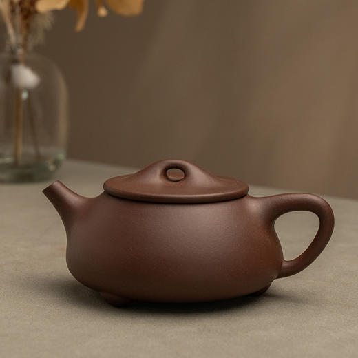 《石瓢壶》 徐亚芳   助理工艺美术师、资深中青年女陶艺家、徐门陶艺优秀传人 商品图0