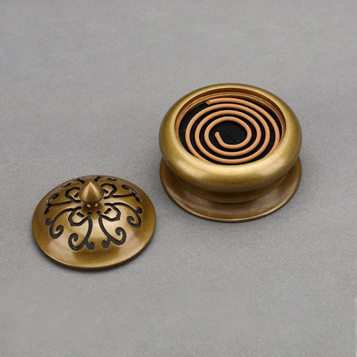 如意莲花香篆套熏香炉 商品图2