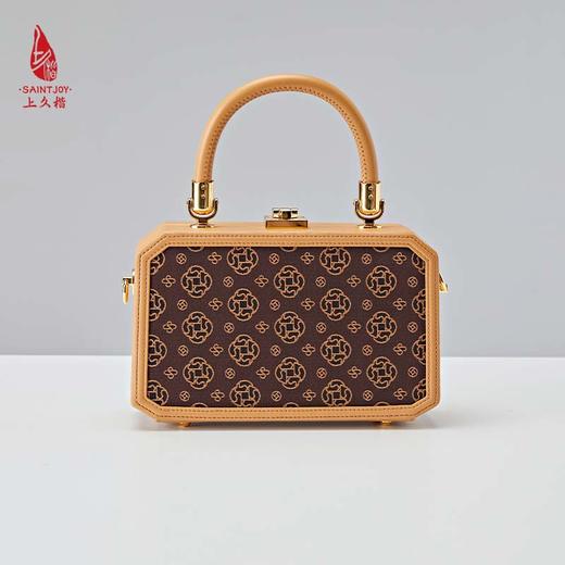 SAINTJOY/上久楷 宋锦女式拎包   上久福钱 BWS23A0301 商品图5