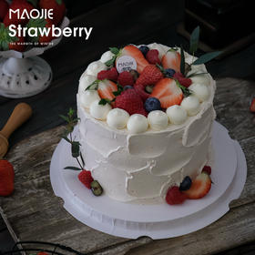 草莓蛋糕ST 1号（草莓+草莓酱夹心、草莓奶油 时价)s