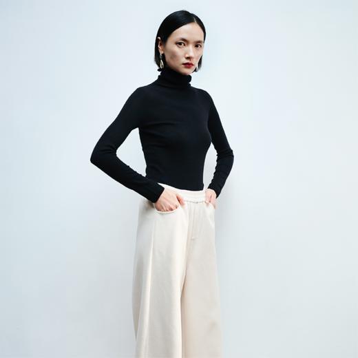 LIYIHAN简约羊绒打底衫Y234M034 商品图0