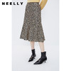 NEELLY纳俪商场同款碎花中长款半身裙女冬新款时尚百搭气质鱼尾裙N23111E01148 商品缩略图2