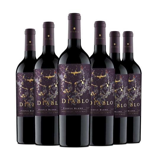 智利原瓶进口红酒 红魔鬼魔神系列 炫紫红葡萄酒/水晶蓝长相思白葡萄酒 商品图5