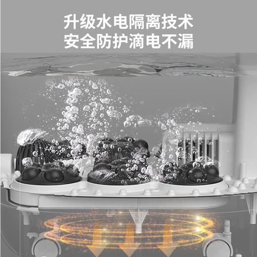 杞冠臻选 | 泰昌（Taicn）电动足浴器 旗舰款12BZ4B 尊享款12BZ6B 太极按摩转盘 水电分离 智能温控 45cm高 商品图5