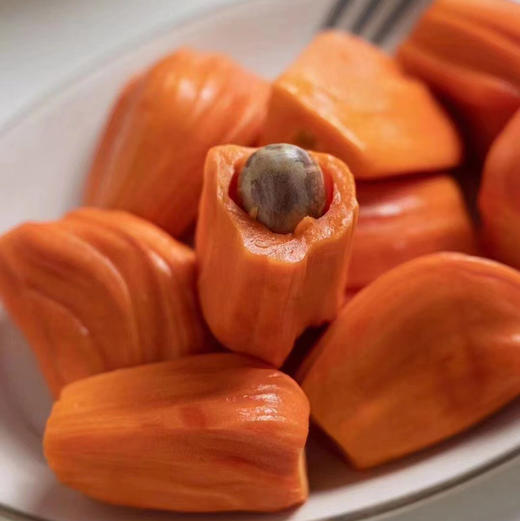 红肉菠萝蜜，太甜了。味浓香甜，红肉菠萝蜜的就是不一样。大个头的。 商品图0