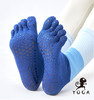 壁虎瑜伽【2310WZ269】防滑中筒拼色五趾瑜伽袜【5天发货】 商品缩略图5