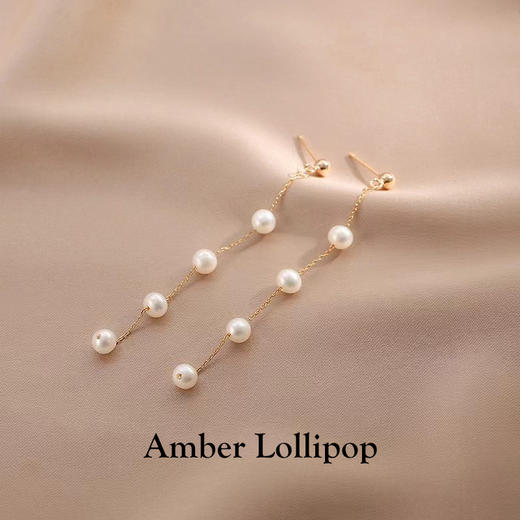 Amber Lollipop安铂洛利新品珍珠项链耳环 商品图11