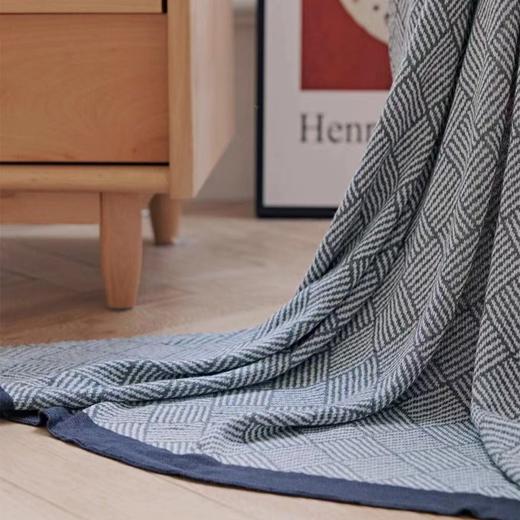 居家空调毯沙发毯 办公室披肩毯子午睡毯 垂坠柔软A类人棉毯 商品图7