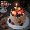 草莓巧克力蛋糕ST 8（巧克力蛋糕胚 草莓+草莓酱夹心 慕斯圈保护）时价s 商品缩略图0
