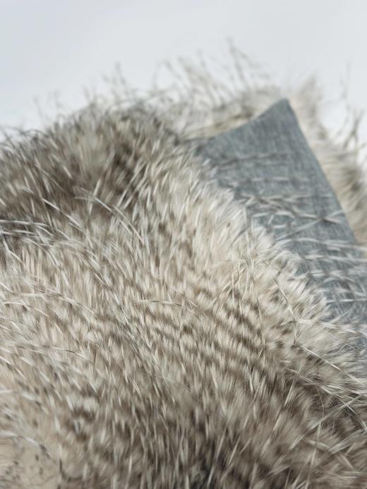 【雪地麋鹿】长毛渐变环保皮草围巾23ZB08A 商品图0