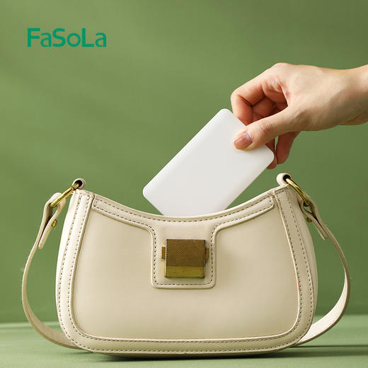 FaSoLa小镜子女随身携带补妆迷你带梳子化妆镜学生宿舍手持折叠镜 商品图8