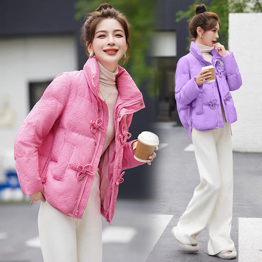 冬季新款，潮流时尚气质盘扣门禁棉衣HR-SNX2865 商品图8