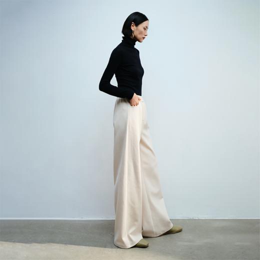 LIYIHAN简约羊绒打底衫Y234M034 商品图4