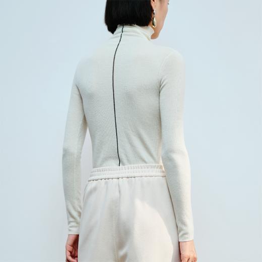 LIYIHAN简约羊绒打底衫Y234M034 商品图3