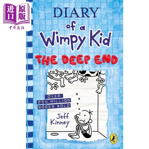 【中商原版】小屁孩日记15 英国版 平装Diary of a Wimpy Kid The Deep End Book 15英文原版 儿童幽默笑话故事书经典 进口 商品图1