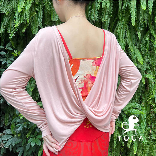 壁虎瑜伽【2310SY266】高弹两面穿亲肤罩衫（无胸垫）【5天发货】 商品图2