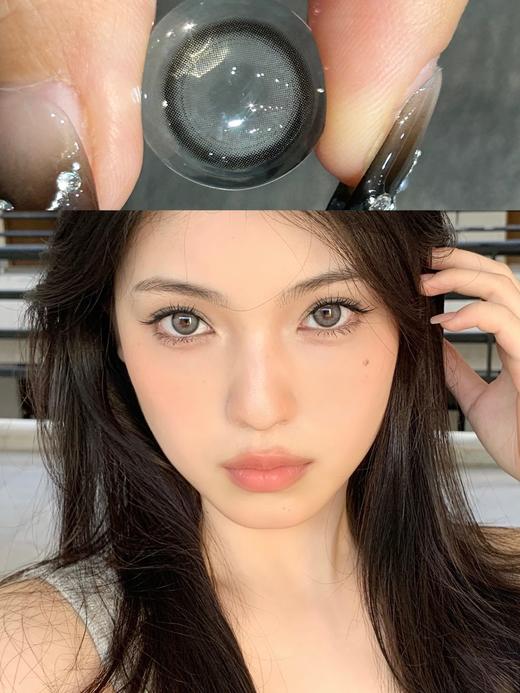 con4u 粉糯芝芝 粉棕/冰脆嘟嘟 灰 14.2mm  年抛 含硅水凝胶 商品图1