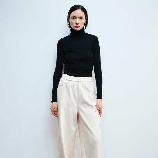 LIYIHAN简约羊绒打底衫Y234M034 商品图2