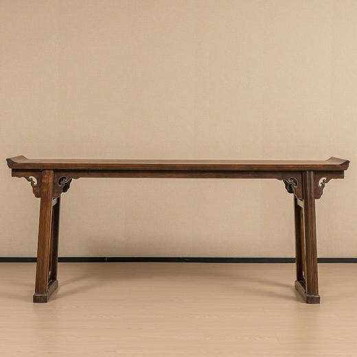 清 红木夹头榫如意云纹翘头案 商品图0