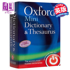 【中商原版】牛津大学出版 Oxford Mini Dictionary and Thesaurus 牛津迷你词典和同义词库
