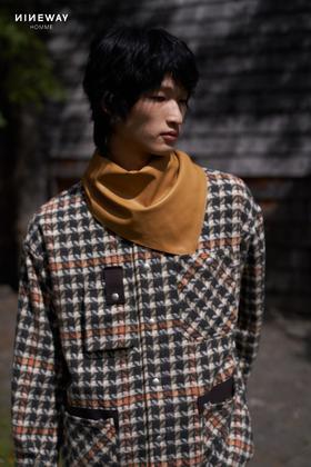 528705经典千鸟格夹克