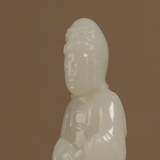 清 玉雕观音像 商品图2