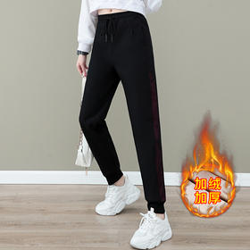 妈妈加绒裤子，女冬季大码女裤宽松加厚中老年保暖外穿羊羔绒运动裤TR-HLH5778