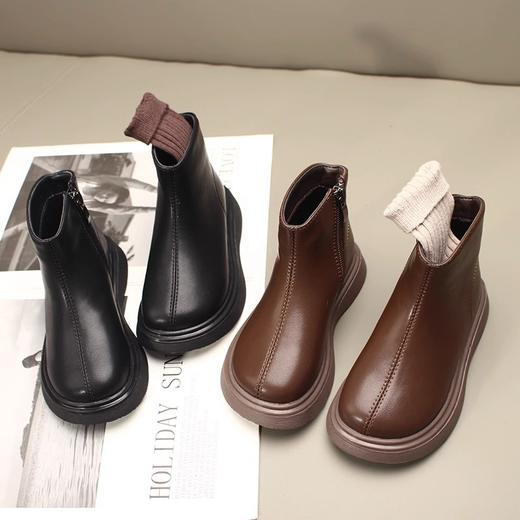 【稚气马丁靴！男童女童皆宜】儿童马丁靴春秋款宝宝，短靴皮鞋冬季童靴 迷人款式衬托可爱与帅气，搭配任何时尚造型尽显个性-QQ 商品图0