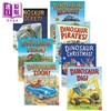 【中商原版】Dinosaur Zoom 超级恐龙7册套装 英文原版绘本 挖掘机Dig 火箭Rocket 救援队Rescue 拖拉机Farm 海盗船Pirates 商品缩略图0