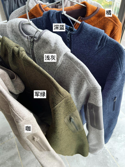 自留狂推--鸟家｜户外防风拉链连帽抓绒卫衣外套【包邮/预售五天】 商品图10