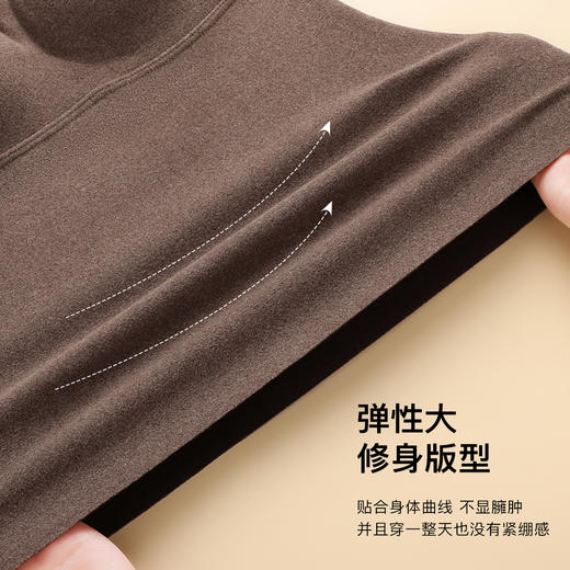 石墨烯发热背心带杯垫不漏点秋冬V领打底背心女士保暖上衣女士交叉网纱背心 商品图6