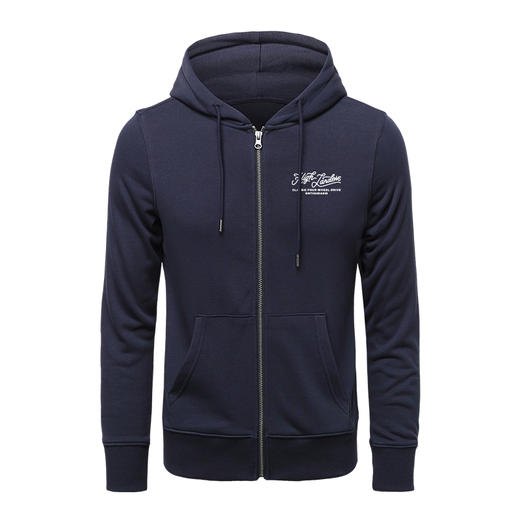 自由基地秋冬新款复古越野车图案户外休闲拉链套头毛圈卫衣酷帅款 NMT-2077 商品图3