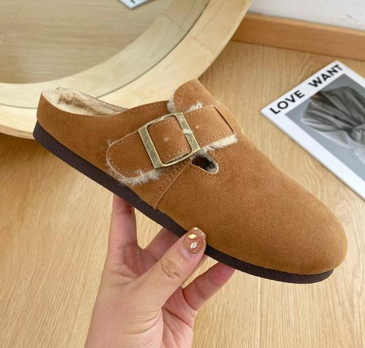 意大利凯撒KAISER文艺复古百搭勃肯半拖鞋（8065棉半拖） 商品图4