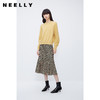 NEELLY纳俪商场同款碎花中长款半身裙女冬新款时尚百搭气质鱼尾裙N23111E01148 商品缩略图1
