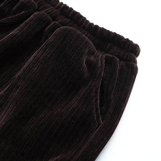 冬季新款，妈妈装加绒套装中老年女装大码灯芯绒外套+九分裤两件套TYWF-A935EOAF2332 商品图3