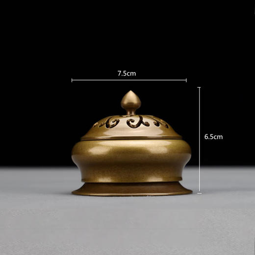 如意莲花香篆套熏香炉 商品图5