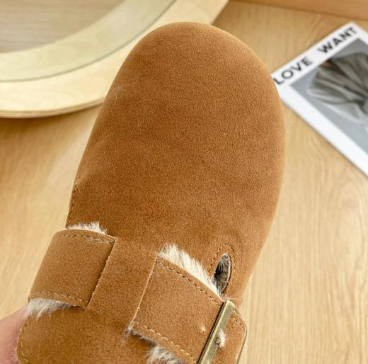 意大利凯撒KAISER文艺复古百搭勃肯半拖鞋（8065棉半拖） 商品图5