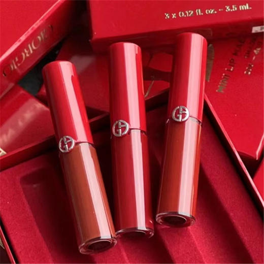 阿玛尼圣诞礼盒套装中样红管3件套 3.5ml 色号206 400 405 商品图2