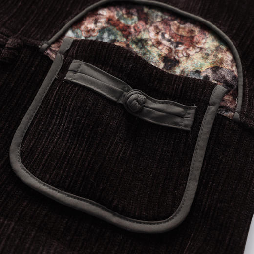 冬季新款，妈妈装加绒套装中老年女装大码灯芯绒外套+九分裤两件套TYWF-A935EOAF2332 商品图2