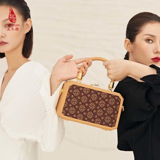 SAINTJOY/上久楷 宋锦女式拎包   上久福钱 BWS23A0301 商品图2