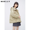 NEELLY纳俪商场同款短款休闲羽绒服女冬季新款时尚连帽宽松面包服N23111L01141 商品缩略图0